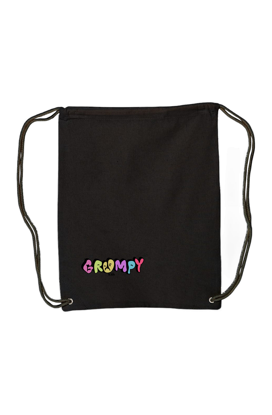 Grumpy Kids Drawstring Backpack