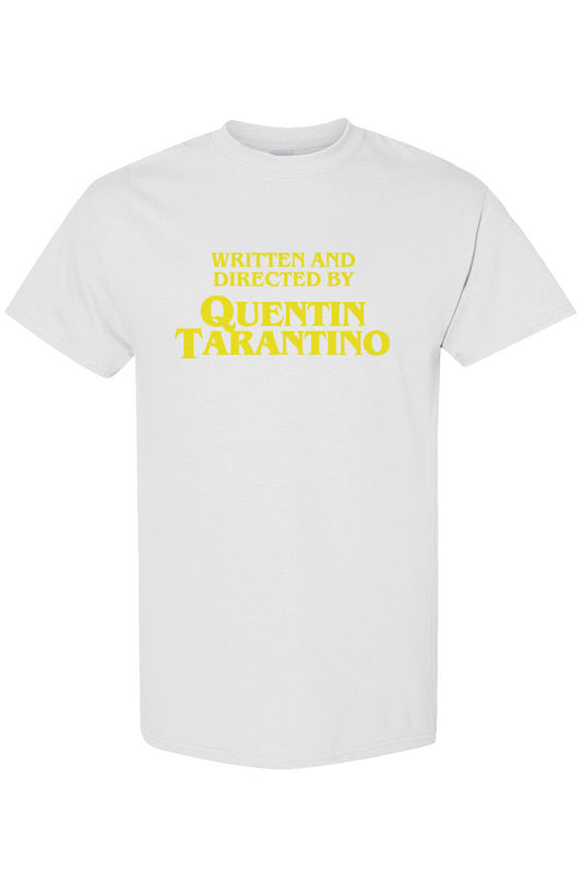 "WRITTEN BY TARANTINO"