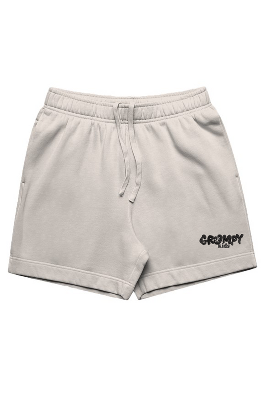gk RELAX FADED TRACK SHORTS(Faded bone-white) blac