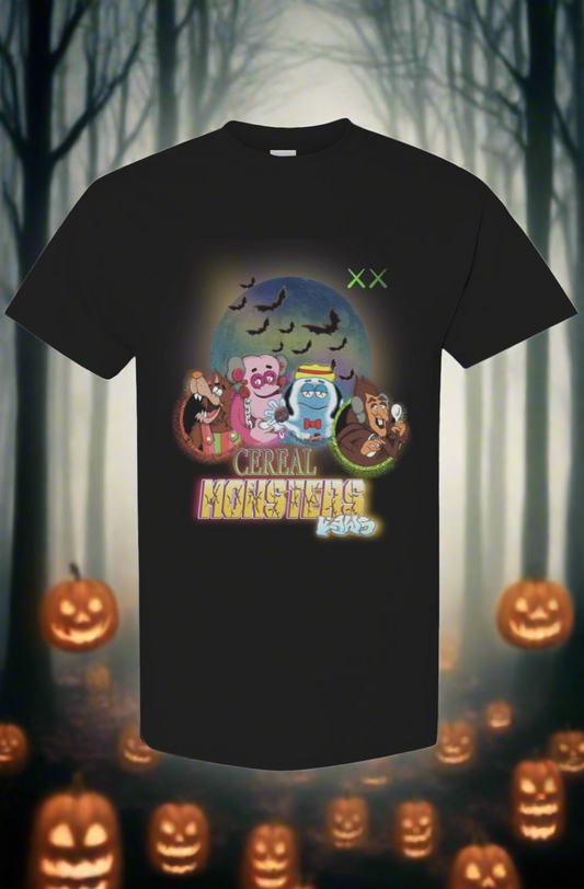 "The Monster Cereals X Kaws" Tee By Momma Farts